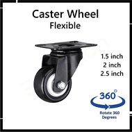 CASTER WHEEL 1.5'' 2'' 2.5'' with flexible 360 Degree
