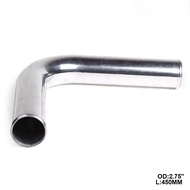 70mm 2.75"Aluminum Exhaust/Downpipe/Intercooler DIY Pipe 90 Degree L: 450 Mm for Honda Civic EF8/9