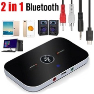 2 in 1 Wireless Bluetooth Audio Transmitter Receiver Aux 3.5mm Hands-free Stereo Hi-Fi Music Audio P
