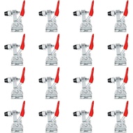 Acrux7 16 Pack Toggle Clamp, Pengapit Togol Kecil dengan Kapasiti Pegangan 60lb, Pengapit Togol Bole