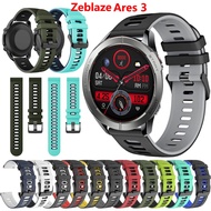 Sports Rubber Strap for Zeblaze Ares 3 Pro Vibe 7 Pro Swim Silicone Soft Watchband 20mm 22mm Belt Replacement Accessorie