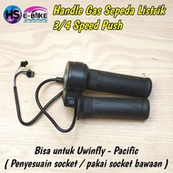 Universal Speed 123 Click / Push Electric Bicycle Gas Handle