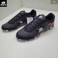 HARA Sports รองเท้าฟุตซอล รุ่น Futsal-X รองเท้าฟุตซอล สีดำแดง FS28 SIZE 39-45