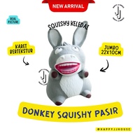[HAPPYJJ]SQUISHY Cute LAUGHING Ass JUMBO Size - LAUGHING DONKEY SQUISHY Filled With Sand