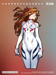 Car Sticker EVA Asuka Personalized Creative Animation Two-dimensional Car Sticker Electric Body Scra