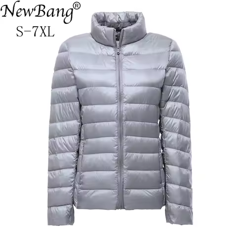 NewBang Plue Size 6xl 7XL Duck Down Jacket Women Ultra Light Down Jacket Feather Jacket Plus Women's