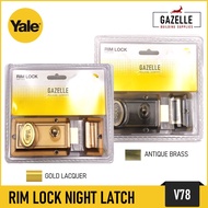 Yale Rim Lock Night Latch Nightlatch Door Rim Dead lock - V78 / P1 / P77 / P88 / P89 / V198 GL AB