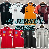*READY STOCK* 2025 F1 Jersey Mercedez Jersey S-4XL Racing Jersey Formula One Jersi F1 Jersi Petronas