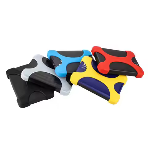 1 Pcs 2.5" Portable External Hard Disk Drive Bag Carry Case Cover Silicon Rubber Case For WD 2.5 Inc
