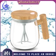 Upgrade Electric High Speed Mixing Cup, 13.5oz/400ML Self Stirring Coffee Mug Waterproof Glass Cup, 