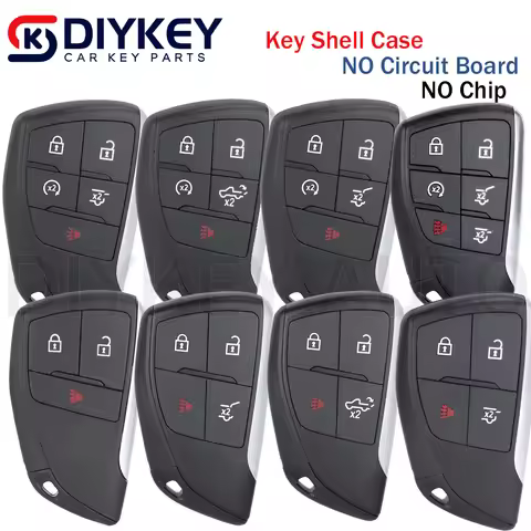 3/4/5/6 Buttons Remote Key Shell for Chevrolet Silverado Suburban Tahoe GMC Yukon Sierra Buick Envis
