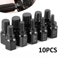 10pcs Screw Extractor Set Hexagon Dol Bolt Remover Multifunctional Broken Damaged Bolt Remover Tool 