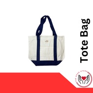 Dove Blue White Tote Bag