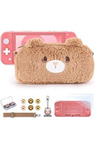 Switch Lite all in 1 配件套裝 Accessories Kit 熊仔/紫色