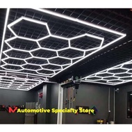 LED Detailing Garage Lights Honeycomb light Car Centre Light 洗车店灯 店灯Car Wash Light tinted light keda