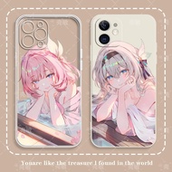 Honkai: Star Rail Firefly & Cyrene Spring Onsen Anime Painted Phone Case, Full Coverage Soft Silicon