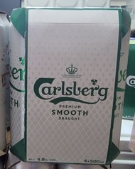 醇滑嘉士伯500ml x5罐