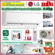 LG 1.0hp Inverter Air Conditioner S3-Q09WAPWL Dual Inverter Classic Air Conditioner DUALCOOL Classic