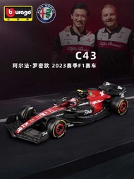 Romeo C43 2025 Alfa Version Higher Than The US 1:43 Car Model F1 Racing Model Zhou Guanyu A