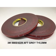 DOUBLE TAPE ACRYLIC FOAM TAPE 3M 5665 OR 3M 4229 GRAY 100MM X 4,5M