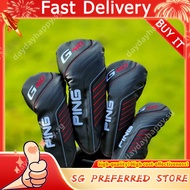 PING G410 Golf Headcover for Driver Fairway Hybrid head cover putter protective cover PU Leather Wat