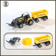 Mini Farmer RC Car Alloy Engineering Vehicle Simulation Tractor Pocket RC Toy Boy Gift