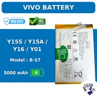 Vivo Battery Compatible for Vivo Y15s / Y15a / Y16 / Y01 Battery B-S7