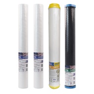 TROUWIDS เครื่องกรองน้ำใช้ 4 ขั้นตอน 20 นิ้ว 4 หุน (กระบอกทึบ) รุ่นสี่สูบ น้ำบาดาล น้ำปะปา 9WAREE