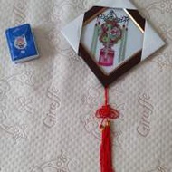 全新 剪紙掛畫 剪紙畫 15.5x15.5cm