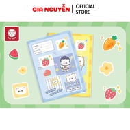 Gia Nguyễn -HẢI TIẾN Vở ô ly Cao Cấp 7 Sao - Ban Mai 4880 trang (4 ô ly caro) Lốc 5/10 quyển