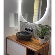 Stone Basin Sink  (Made from Real Natural Stone)