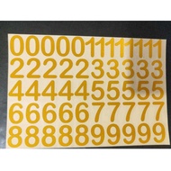 SMALL NUMBER CUTTING STICKERS NUMBER CUTTING STICKERS NUMBER STICKER