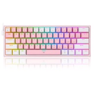 Art H85D Redragon Mechanical Gaming Keyboard 6 PINK WHITE FIZZ K617RGB