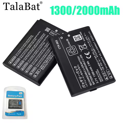 1300-2000mAh CTR-003 For Nintendo 2DS 3DS NEW 2DS XL Battery CTR-003 For Nintendo 3DS N3DS Gamepad C