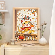 Year of Snake Persimmon Persimmon Persimmon Wooden Puzzle Ruyi Wooden Puzzle Gift Recommendation of 