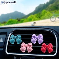 【OMALL】 Car Interior Bow-knot Air Vent Freshener Perfume Clip Car Art Air Conditioning Clip Car Deco