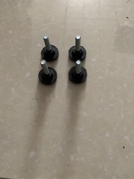 Chân bàn tăng chỉnh bàn ghế tủ - 1 set 10 chiếc - Bulong M10 cao 3 cm