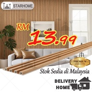 17MM Fluted Wall Panel 4.8ft/9.5ft WPC Strip Series Wall 10/20PCS Feature wall Decoration 木纹格栅板 Dind