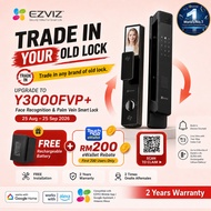EZVIZ Y3000FVP Plus Face Recognition & Palm Vein Smart Lock with Video Call & App Unlock