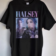 Halsey vintage 90s design white unisex t shirt S XXL