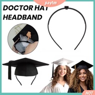 PTM Graduation Cap Strap Graduation Hat Accessory Graduation Hat Headband Elastic Band Fixing Phd Hat Accessory for Doctor Costume