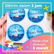 9-15 Zennida Stickers Vinyl Packaging Labels Frozen Food Waterproof Food Stickers Free Brand Design