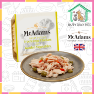 McAdams Wet Dog Food | Wet Can Dog Food | Dog Wet Food Toppers | 4 Flavours | Adult Dogs or Puppy | All Natural Grain-Free Gluten-Free | UK imported