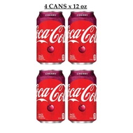 Cola Coca Cherry Coke in Can 4 CANS x 355mL Latest Validity Period