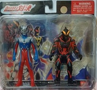 超人ZERO對决套裝※超人ZERO戰貝利亞※Ultraman Zero vs Ultraman Belial Set 絕版咸疍超人 人形