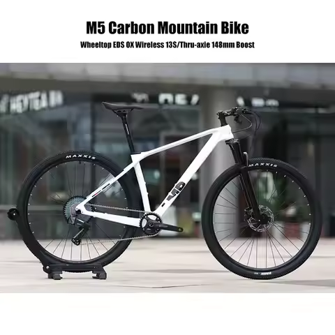 Twitter New M5 Wireless Carbon MTB Bicycle 29 Wheeltop EDS OX 13S Electronic Shifter Inner Cables Mo