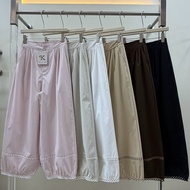 Code 9552 Balloon Pants With Buttons And Front Zipper Cotton Blend Decorated With A Bell-Bottoms Kel