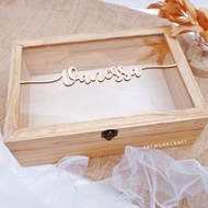 Box Bridesmaid/ Box Groomsman Pine Wood/ 30 x 20 x 10 cm