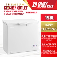 Toshiba 198L R600a Duo Function Chest Freezer Fridge CR-A198M | Freezer | Chest Freezer | Freezer Storage | Peti Beku | Peti Sejuk Beku
