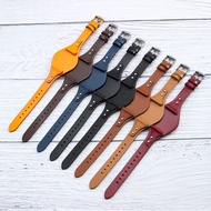 Cow leather watch strap for r Fossil ES4114 ES3625 ES3616 Female Bracelet with Tray 18mm Genuine Leather Watch Band
